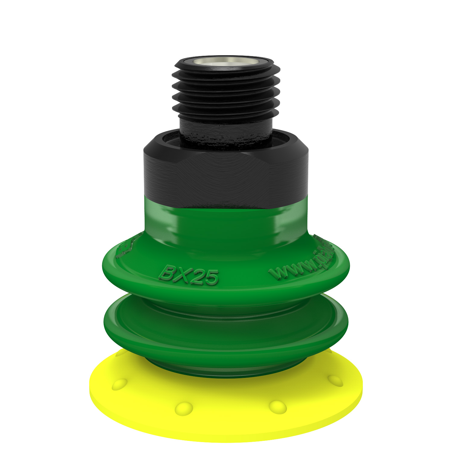 Piab Suction cup BX25P Polyurethane 30/60 with filter, G1/8 male with mesh filter