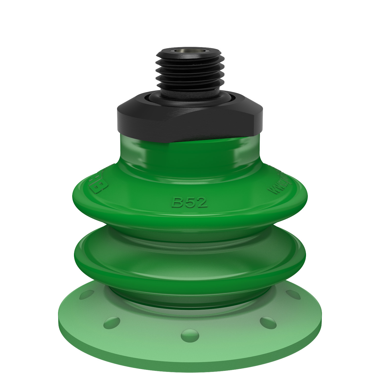 Piab Suction cup BX52P Polyurethane 60 with filter, G1/4 male, with mesh filter