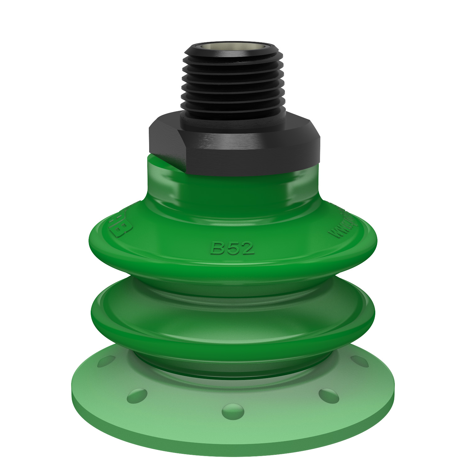 Piab Suction cup BX52P Polyurethane 60 with filter, 3/8 NPT male, with mesh filter