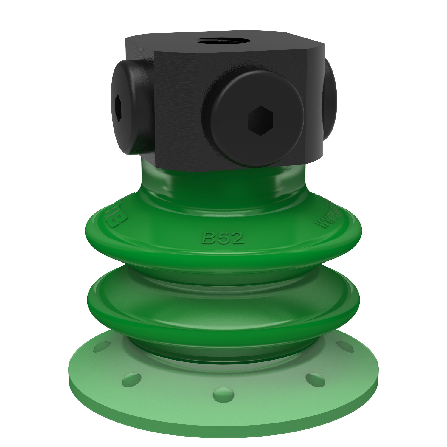 Piab Suction cup BX52P Polyurethane 60 with filter, 5x1/8 NPSF female