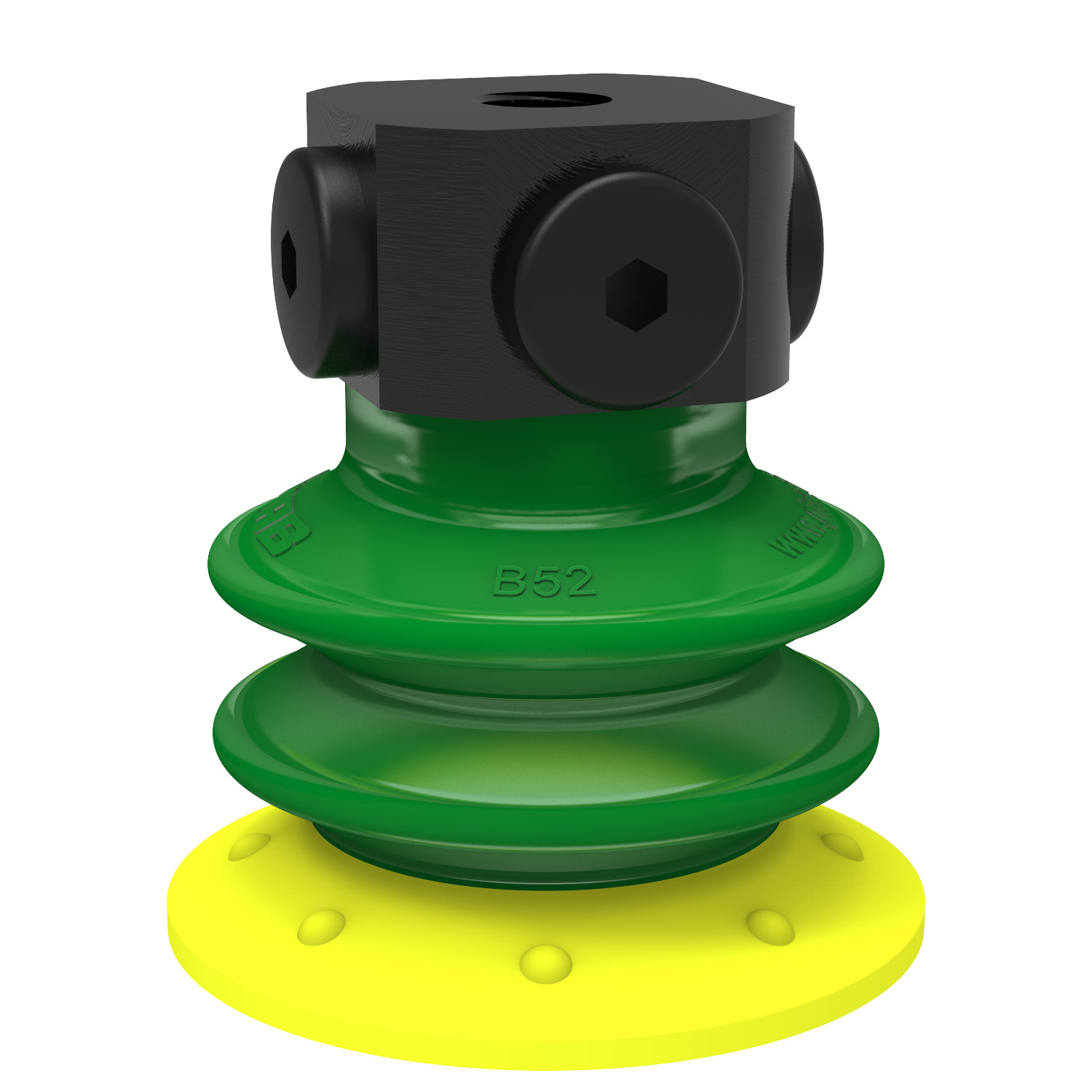 Piab Suction cup BX52P Polyurethane 30/60 with filter, 5x1/8 NPSF female