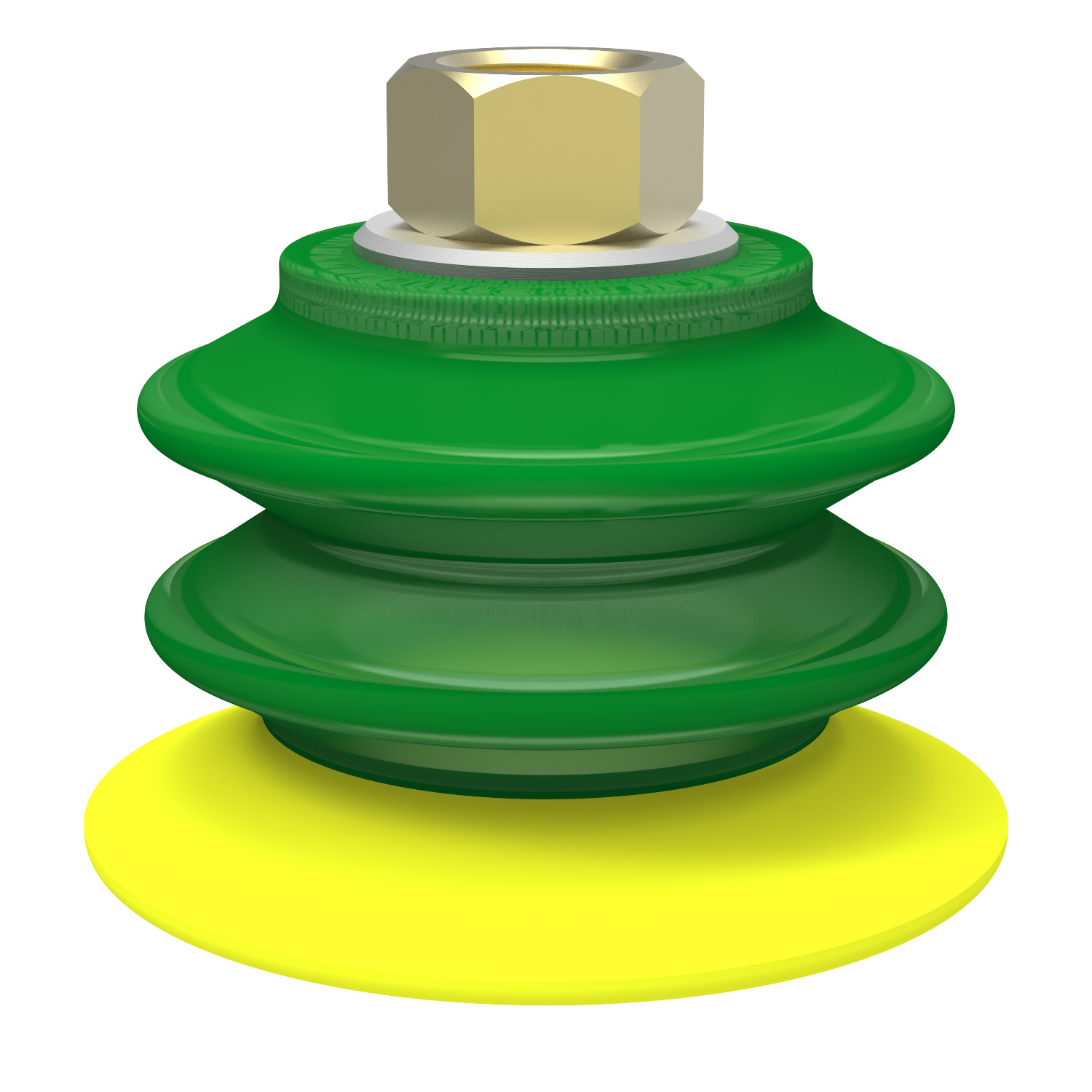 Piab Suction cup BX75P Polyurethane 30/60 with filter, brass 3/8 NPSF female