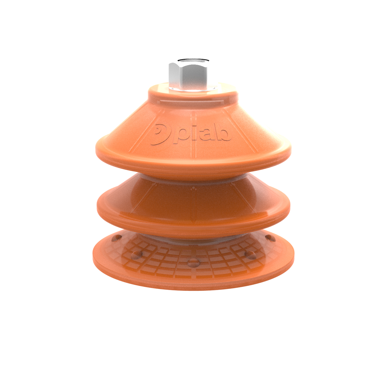 Piab Suction cup BXF105P Polyurethane 60, G3/8 female with mesh filter