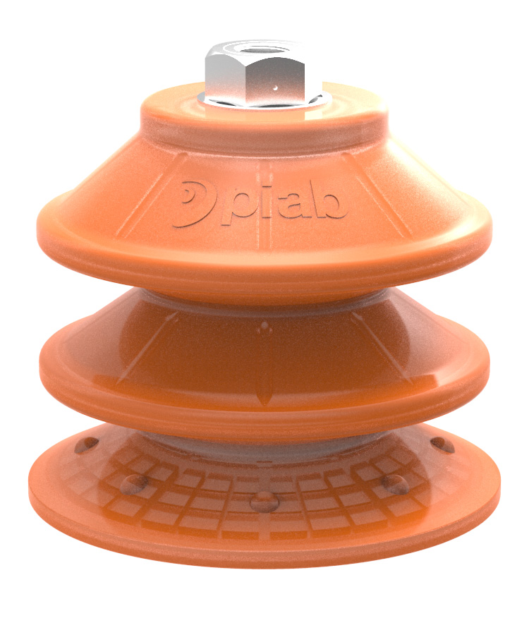 Piab Suction cup BXF90P Polyurethane 60, G1/4 female with mesh filter