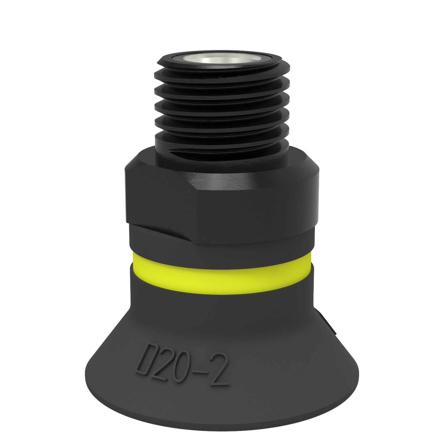 Piab Suction cup D20-2 Chloroprene, 1/8 NPT male, with mesh filter