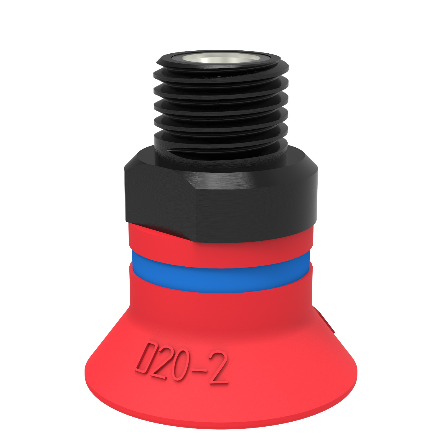 Piab Suction cup D20-2 Silicone, NPT1/8 male, with mesh filter