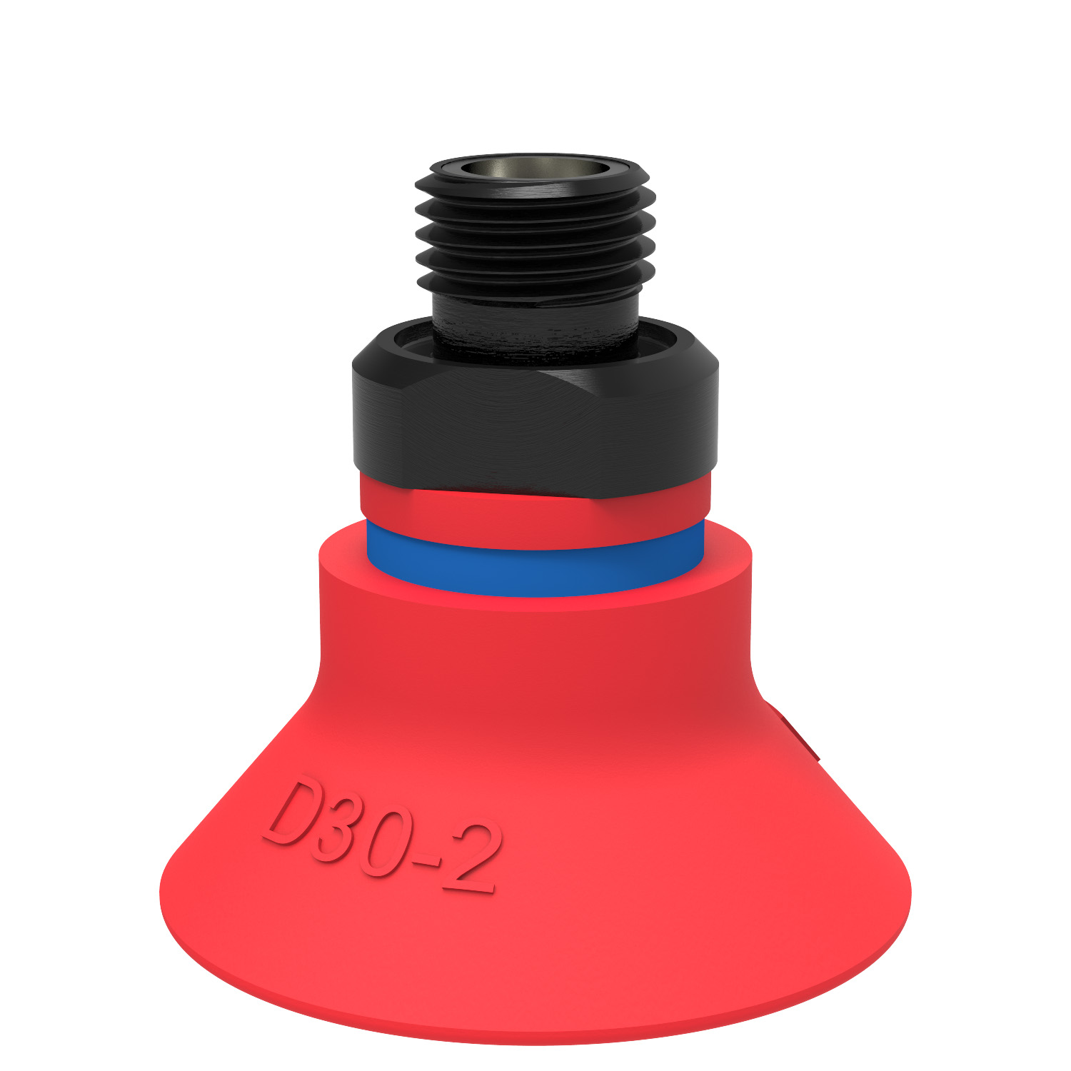 Piab D20-2.20.02DC / 0101234 Suction cup D20-2 Silicone, 1/8 NPT male, with dual flow control valve