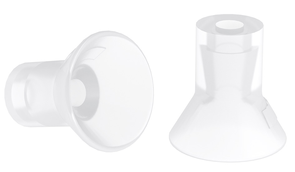 Piab D20-2.21.02AC / 9909750 Suction cup D20-2 Silicone FCM, 1/8 NPT male, with mesh filter
