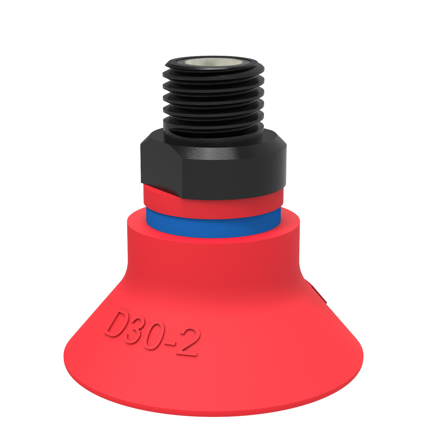 Piab Suction cup D30-2 Silicone, 1/8 NPT male, with mesh filter