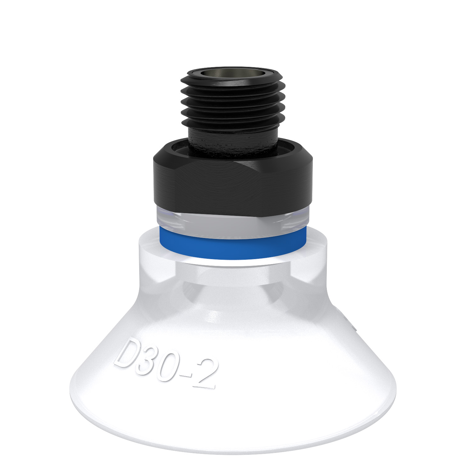Piab Suction cup D30-2 Silicone FCM, G1/8 male, with mesh filter