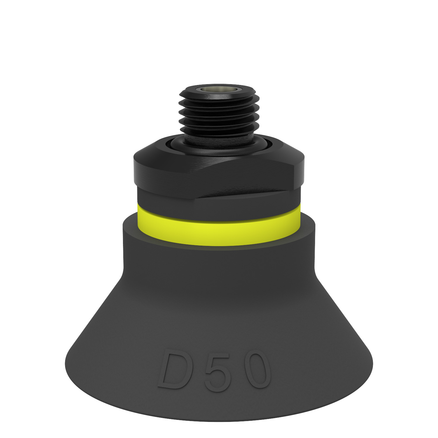 Piab Suction cup D50 Chloroprene, G1/4 male, with mesh filter