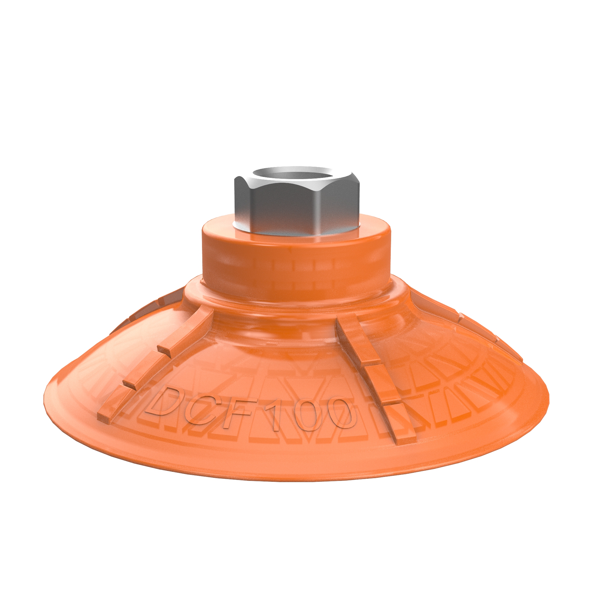 Piab Suction cup DCF100P Polyurethane 60, G3/8 female with mesh filter