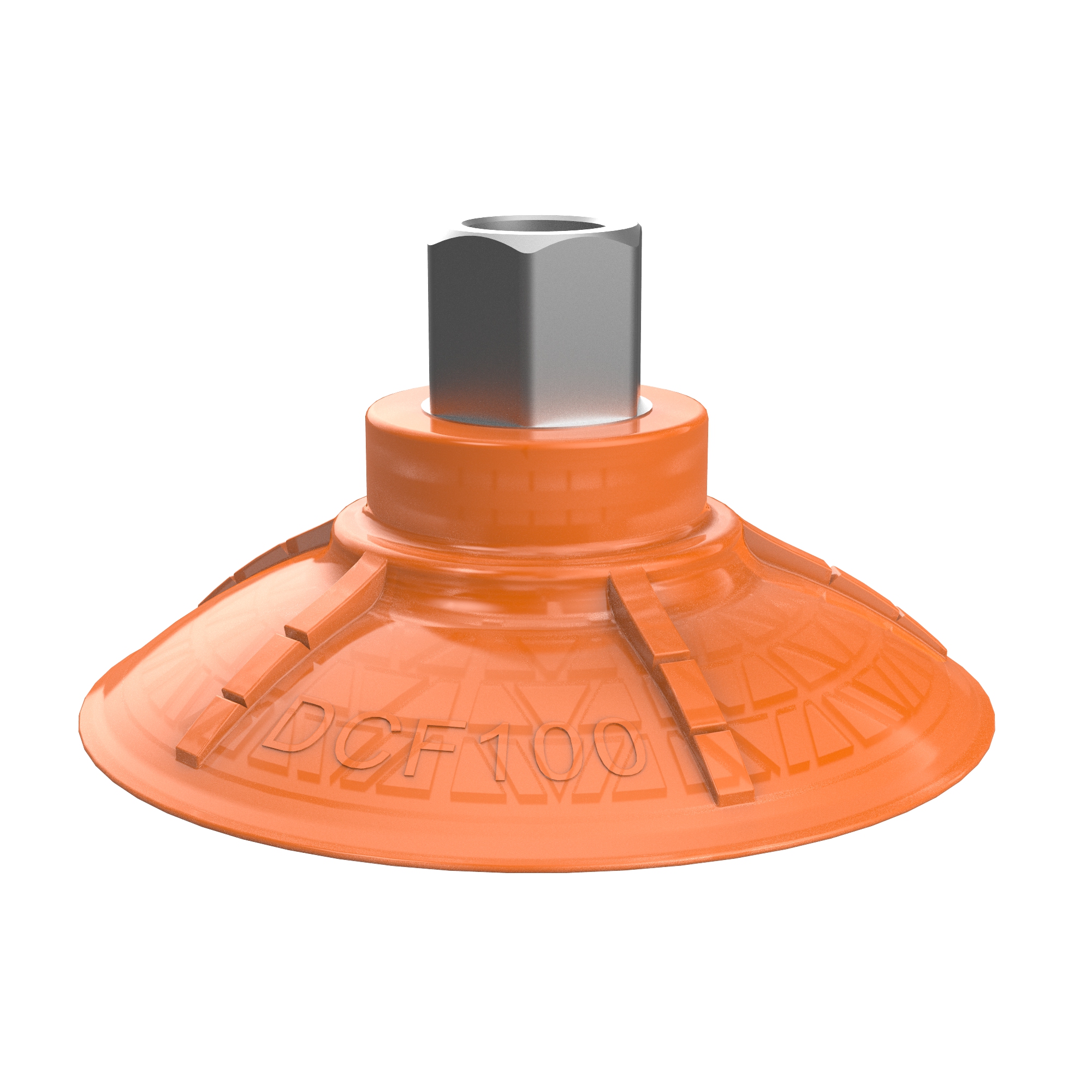 Piab Suction cup DCF100P Polyurethane 60, G3/8 female 17mm with mesh filter