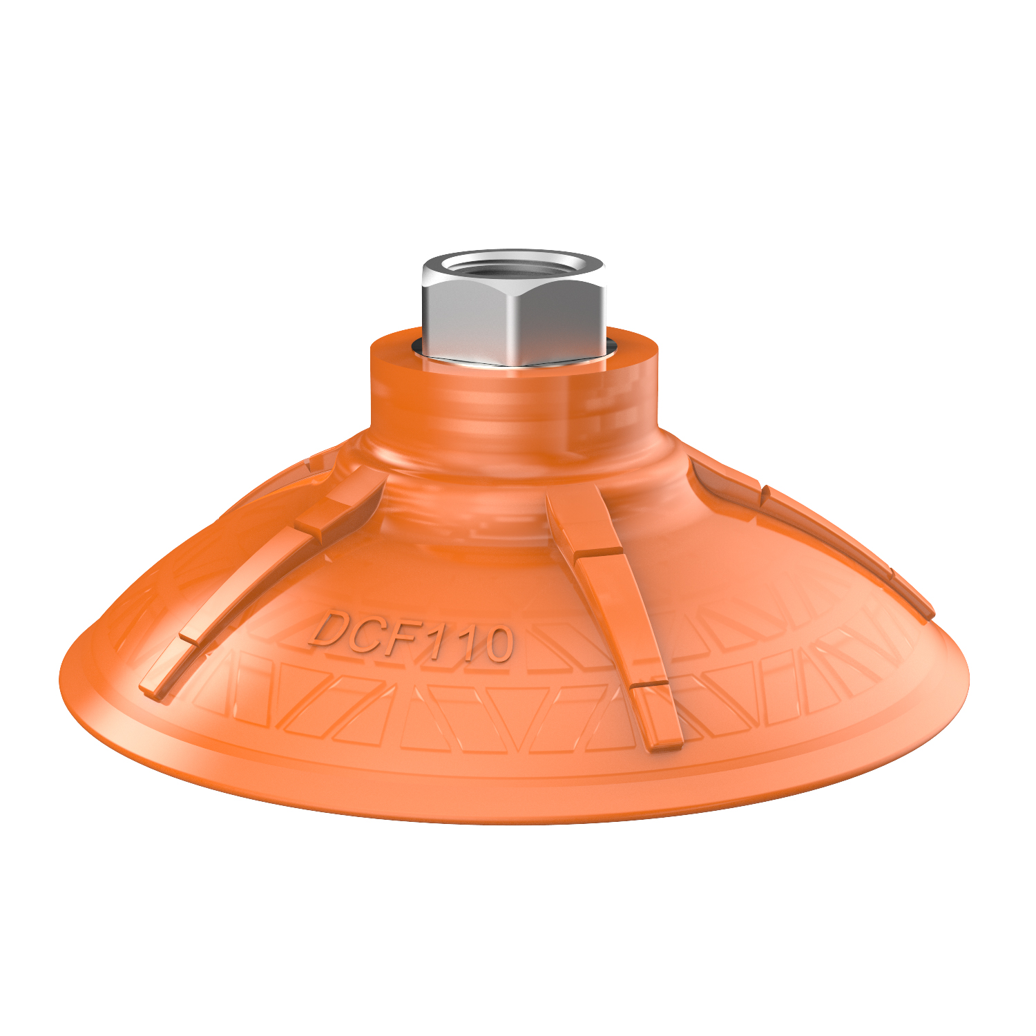 Piab Suction cup DCF110P Polyurethane 60, G3/8 female, with mesh filter