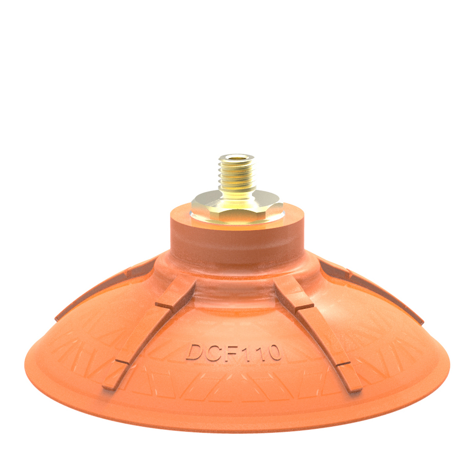 Piab Suction cup DCF110P Polyurethane 60 M10x1,5 male with mesh filter