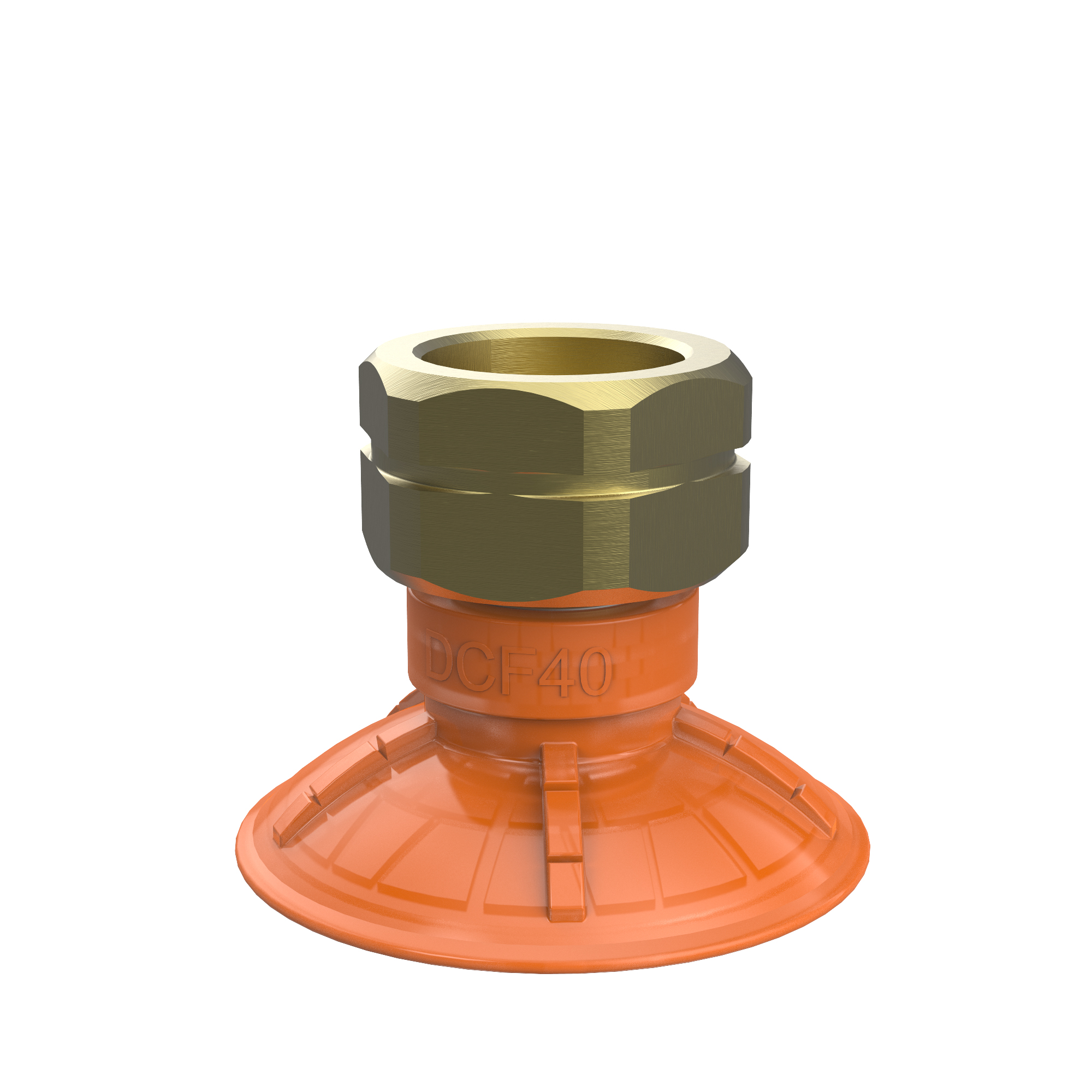 Piab Suction cup DCF40P Polyurethane 60, 3/8 NPT female