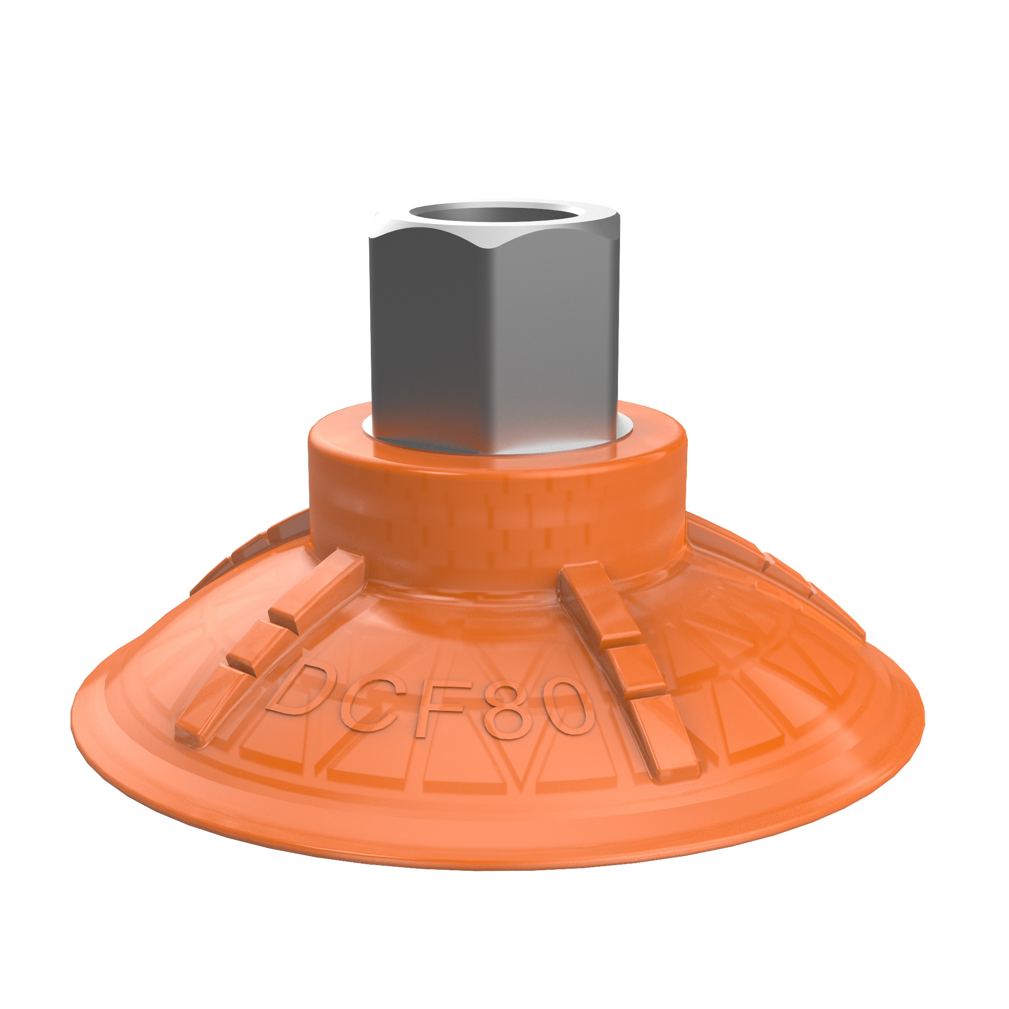 Piab Suction cup DCF80P Polyurethane 60, G3/8 female 17mm with mesh filter