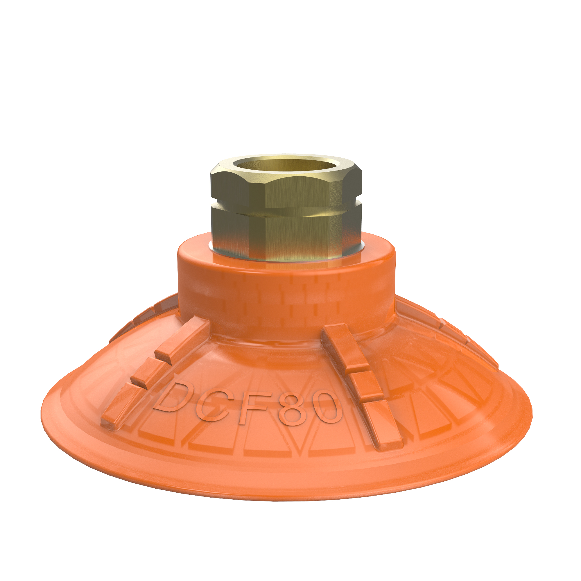 Piab Suction cup DCF80P Polyurethane 60, 3/8 NPT female with mesh filter