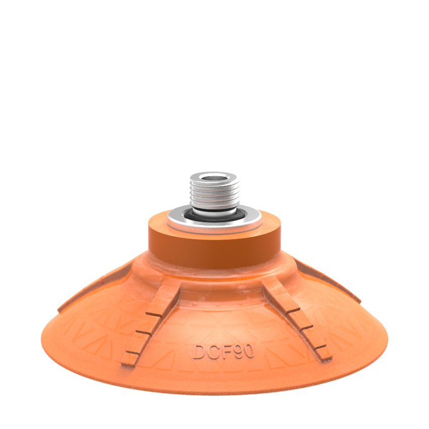 Piab Suction cup DCF90P Polyurethane 60 G1/4 male with mesh filter