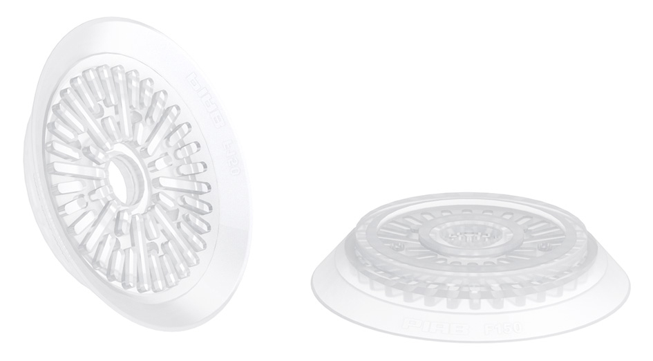 Piab F110.21.11NB / 0200503 Suction cup F110 Silicone FCM, 3/8 NPSF female, with mesh filter