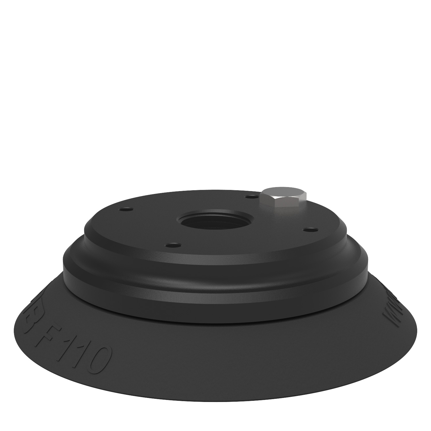 Piab Suction cup F110 Nitrile-PVC, G1/2 female Al, with mesh filter