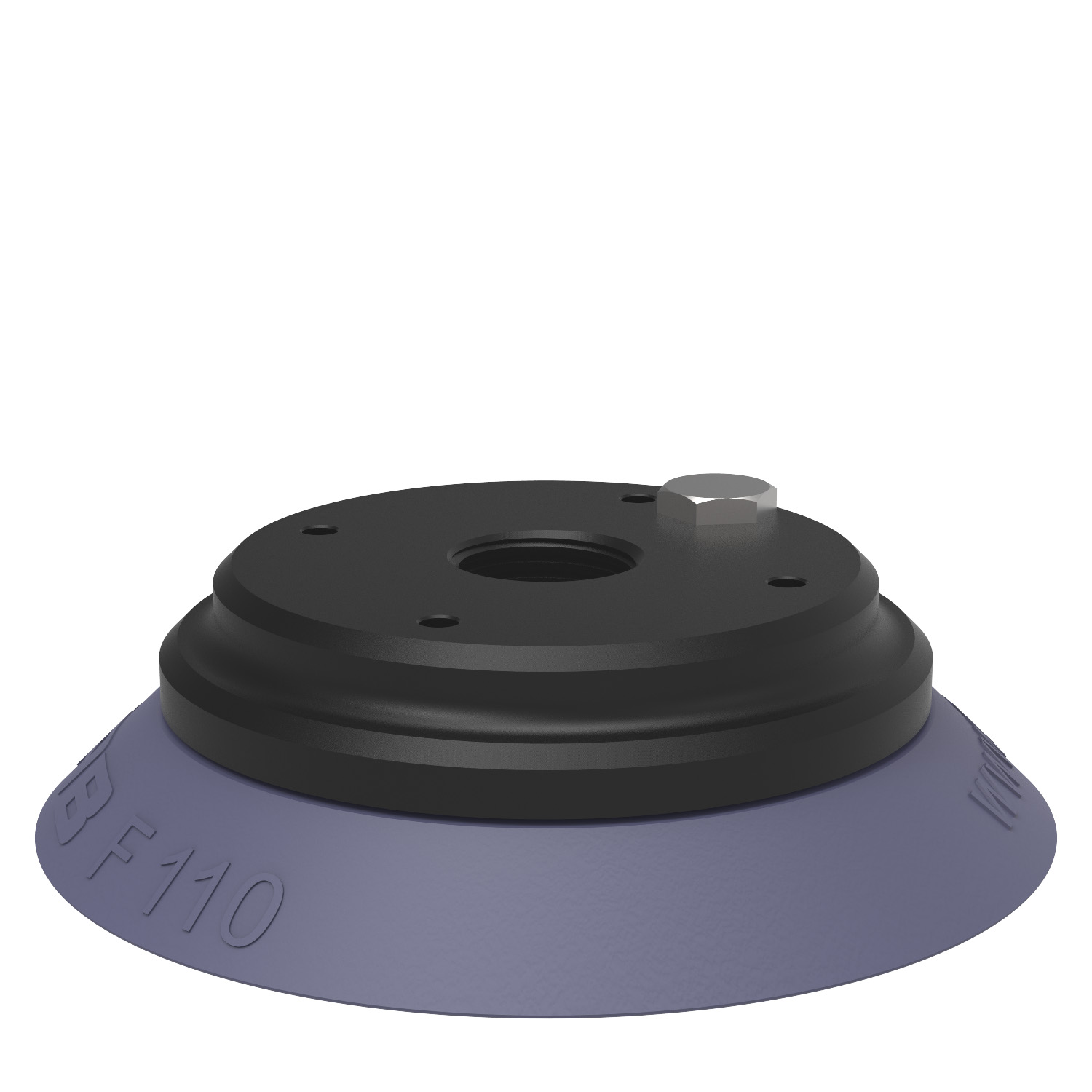 Piab F110.37.11UA / 3150021T Suction cup F110 HNBR, G1/2" female Al, with mesh filter
