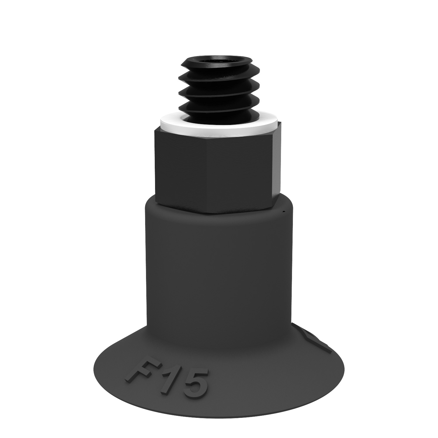 Piab Suction cup F15 Chloroprene, M5 male