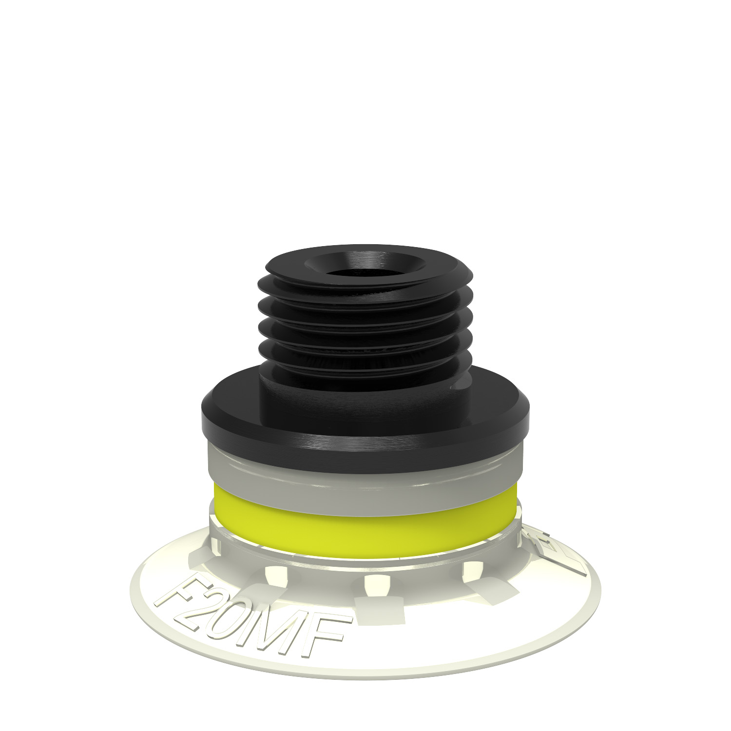 Piab Suction cup F20MF Thermoelastic polyurethane, G1/8 male / M5 female, with mesh filter