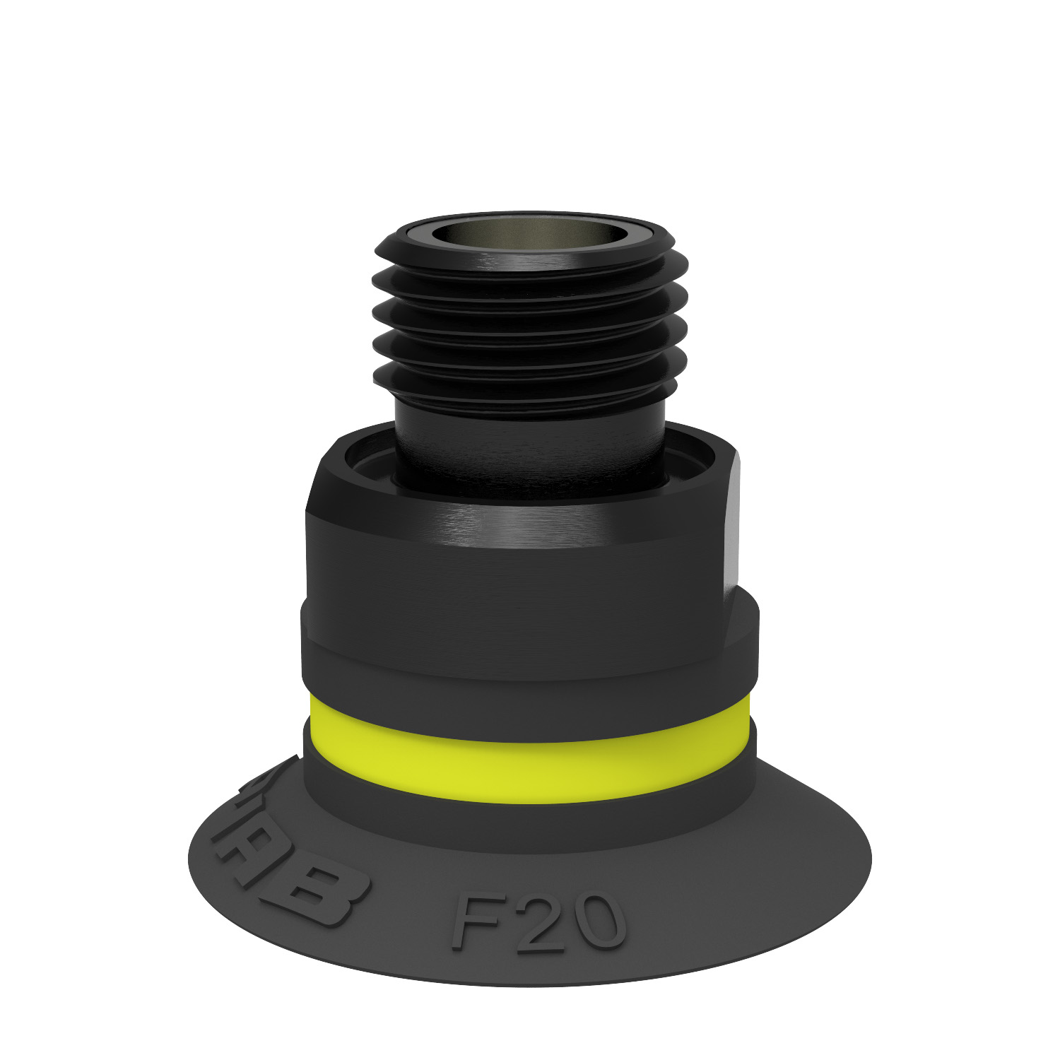 Piab Suction cup F20 Chloroprene, G1/8 male, with mesh filter