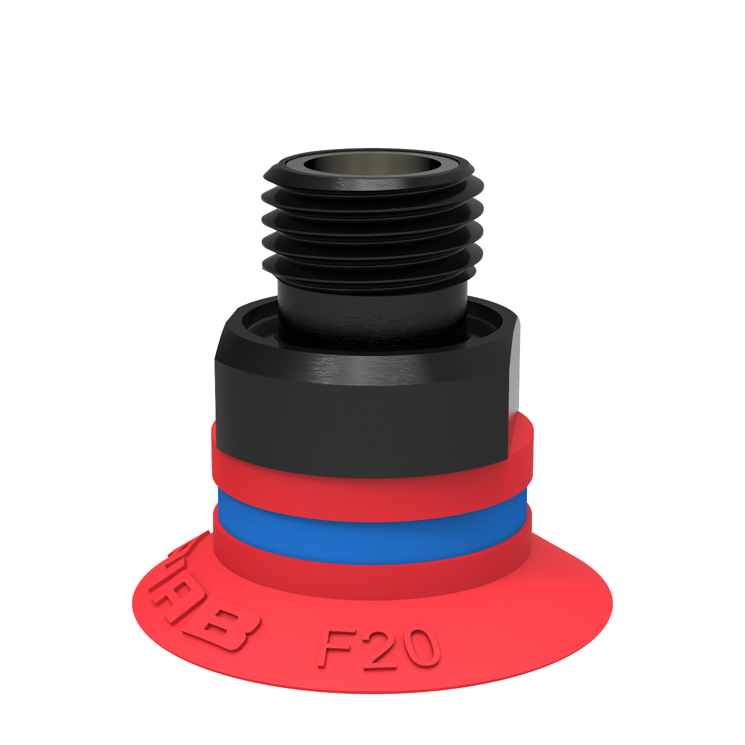 Piab Suction cup F20 Silicone, G1/8 male, with mesh filter