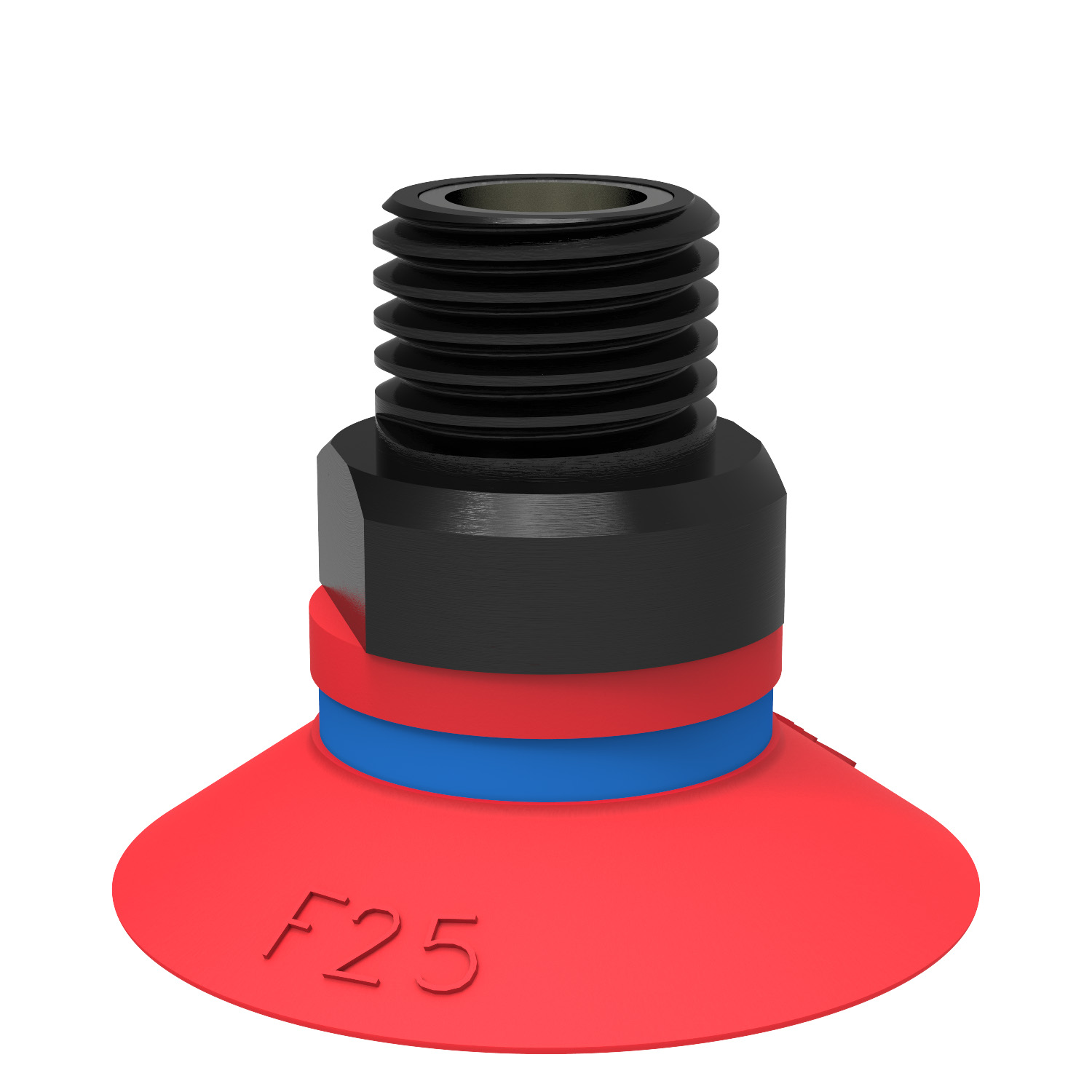 Piab Suction cup F25 Silicone, 1/8 NPT male, with mesh filter