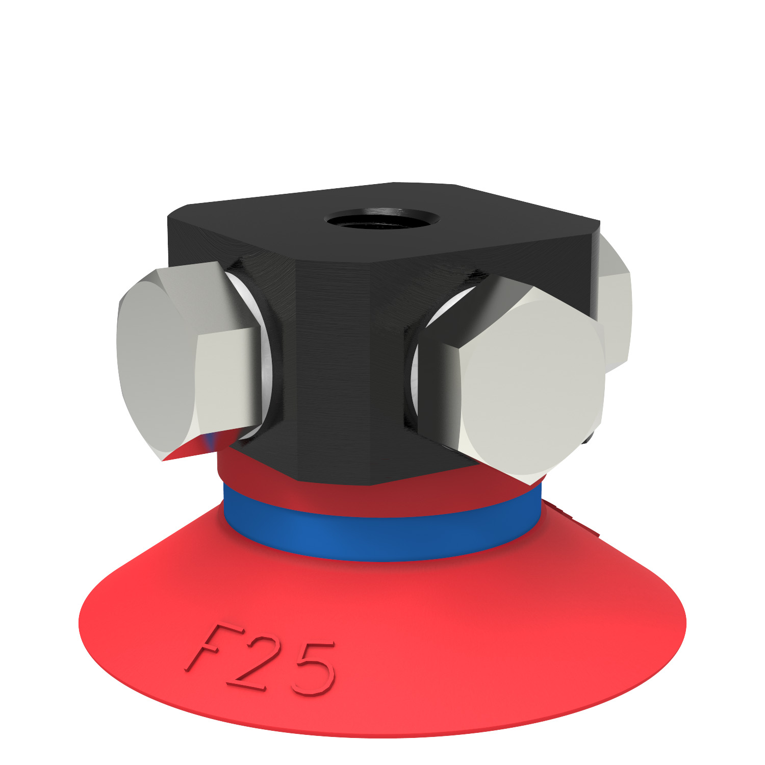 Piab Suction cup F25 Silicone, 5xM5 female