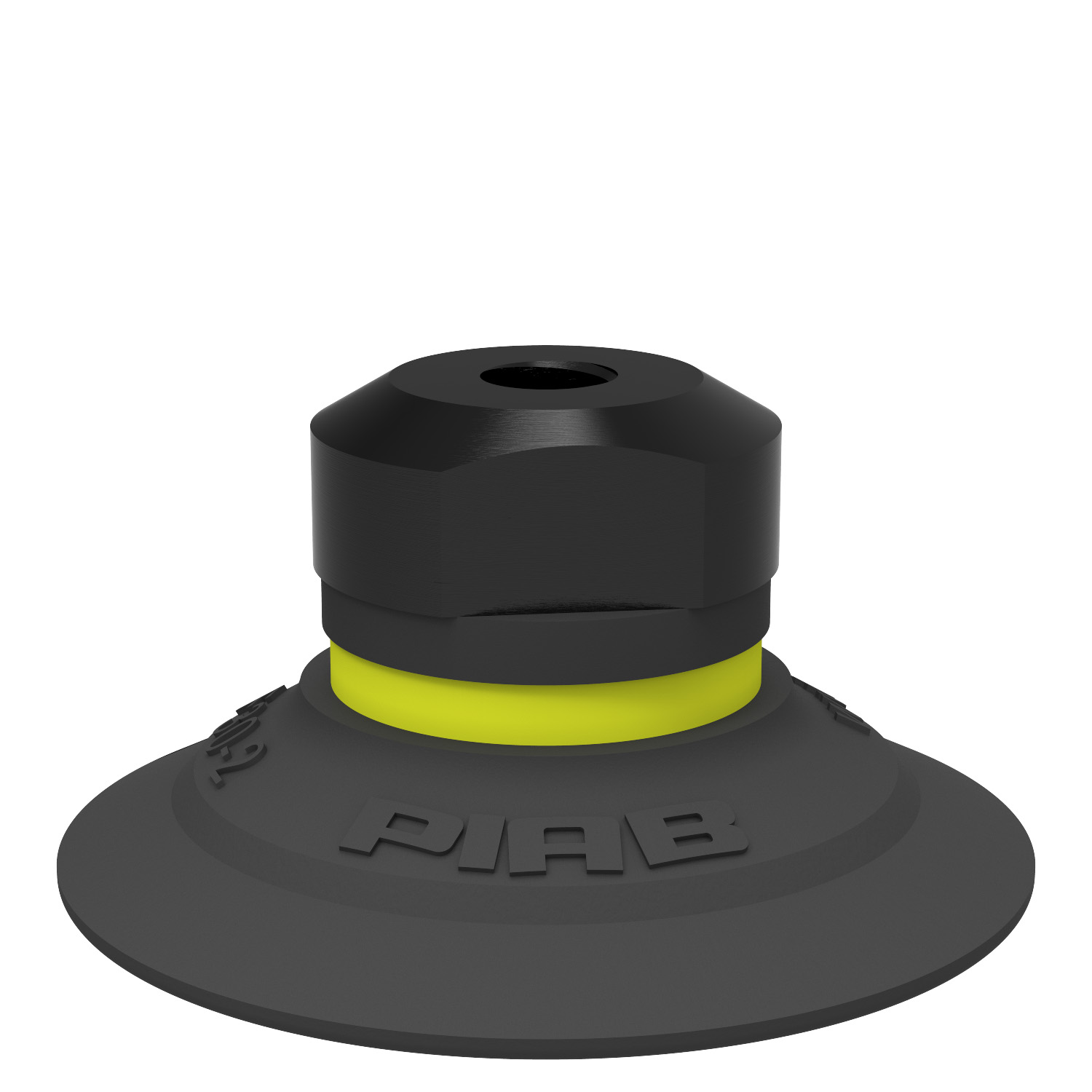 Piab Suction cup F30-2 Chloroprene, M5 female, with dual flow control valve