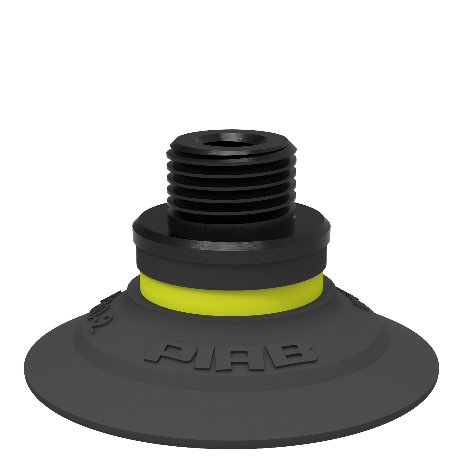 Piab Suction cup F30-2 Chloroprene, G1/8 male/M5 female, with dual flow control valve