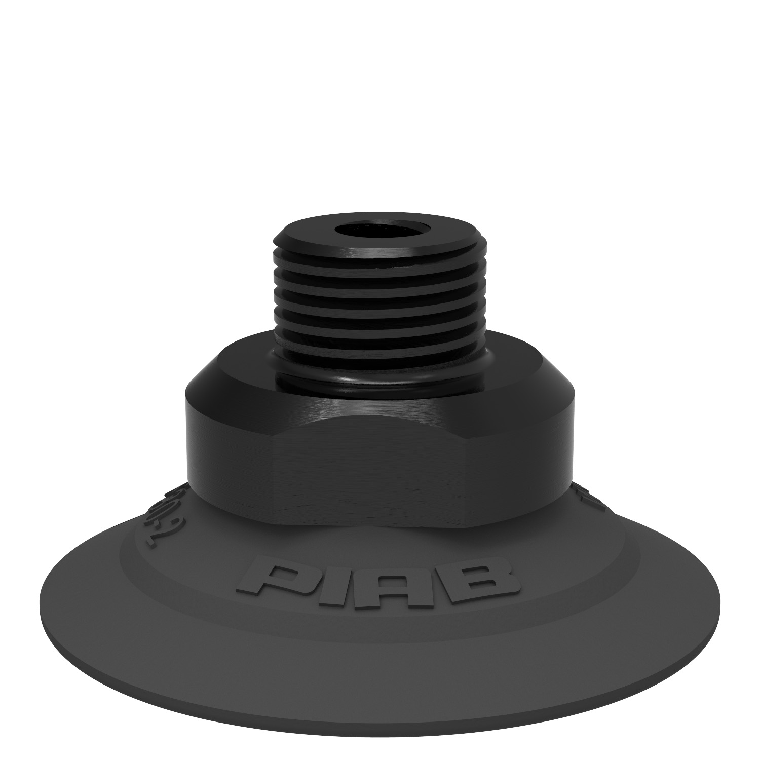 Piab Suction cup F30-2 Chloroprene, G1/8 male/M5 female, with cone valve