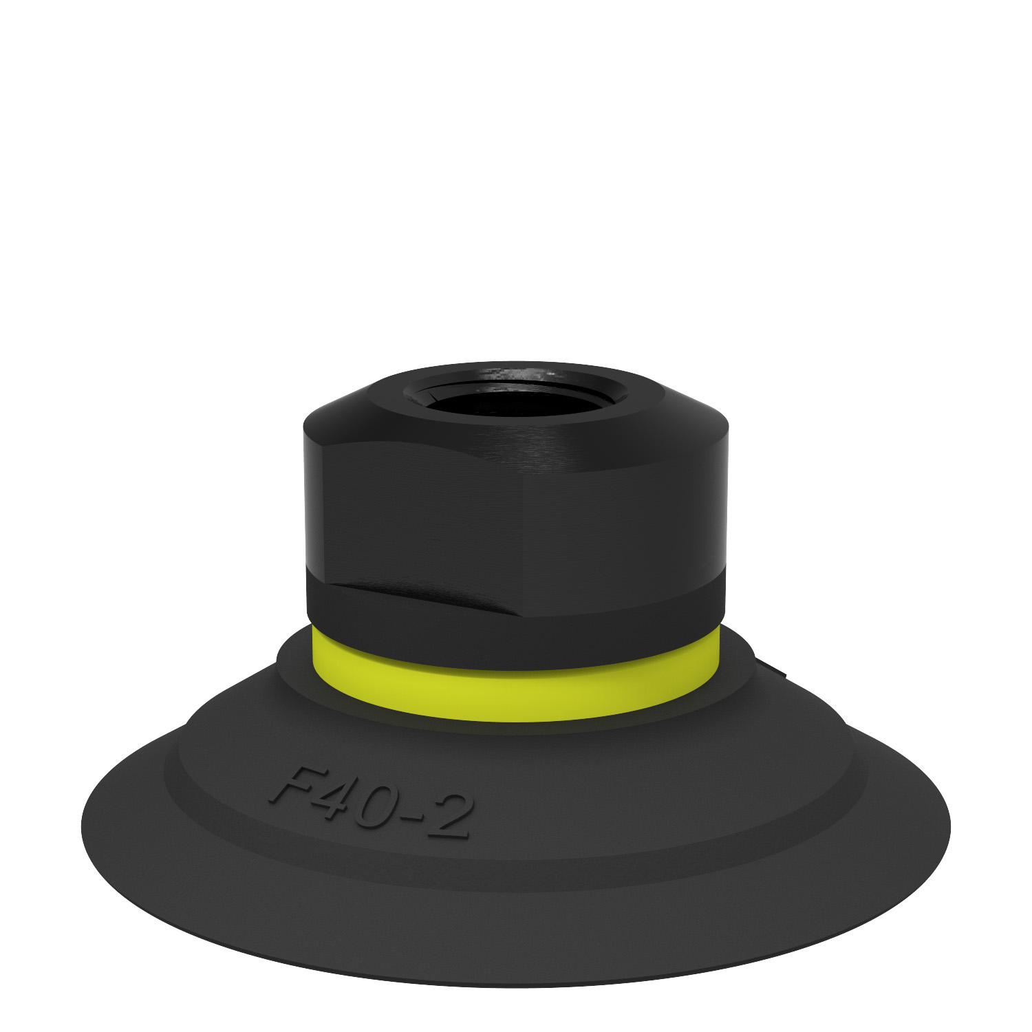 Piab Suction cup F40-2 Nitrile-PVC, 1/8 NPSF female