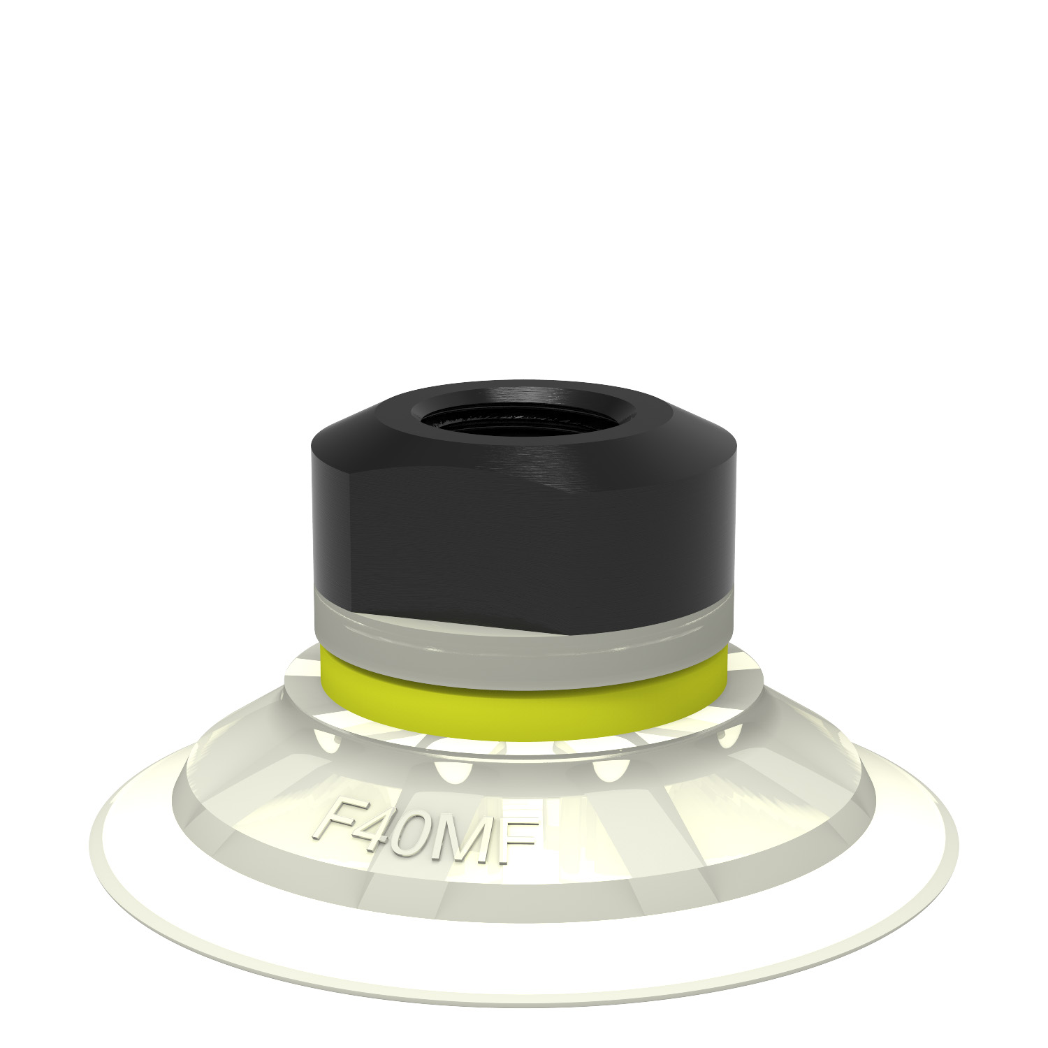 Piab Suction cup F40MF Thermoelastic polyurethane, 1/8 NPSF female, with mesh filter