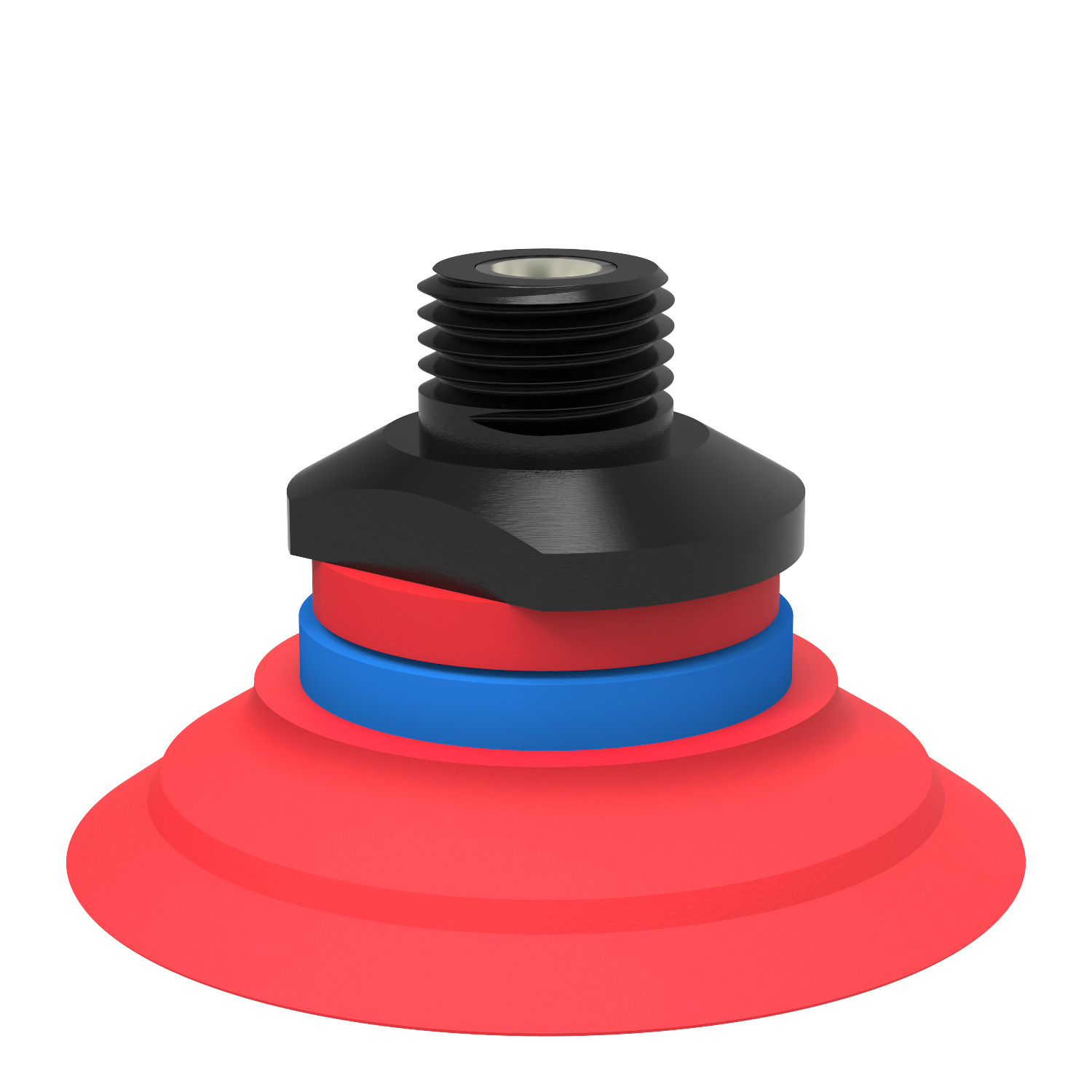 Piab Suction cup F50-2 Silicone, 1/4 NPT male, with dual flow control valve