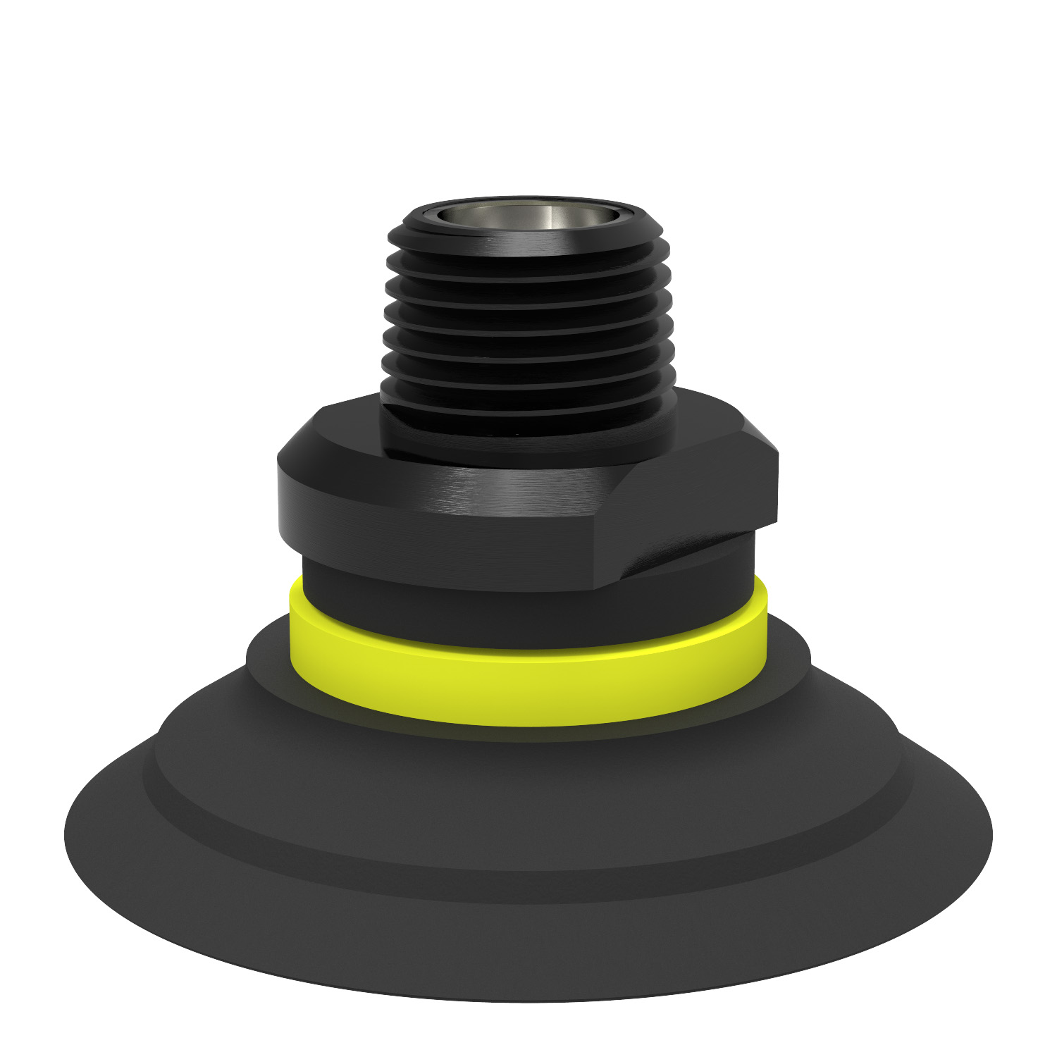 Piab Suction cup F50-2 Nitrile-PVC, 3/8 NPT male, with mesh filter