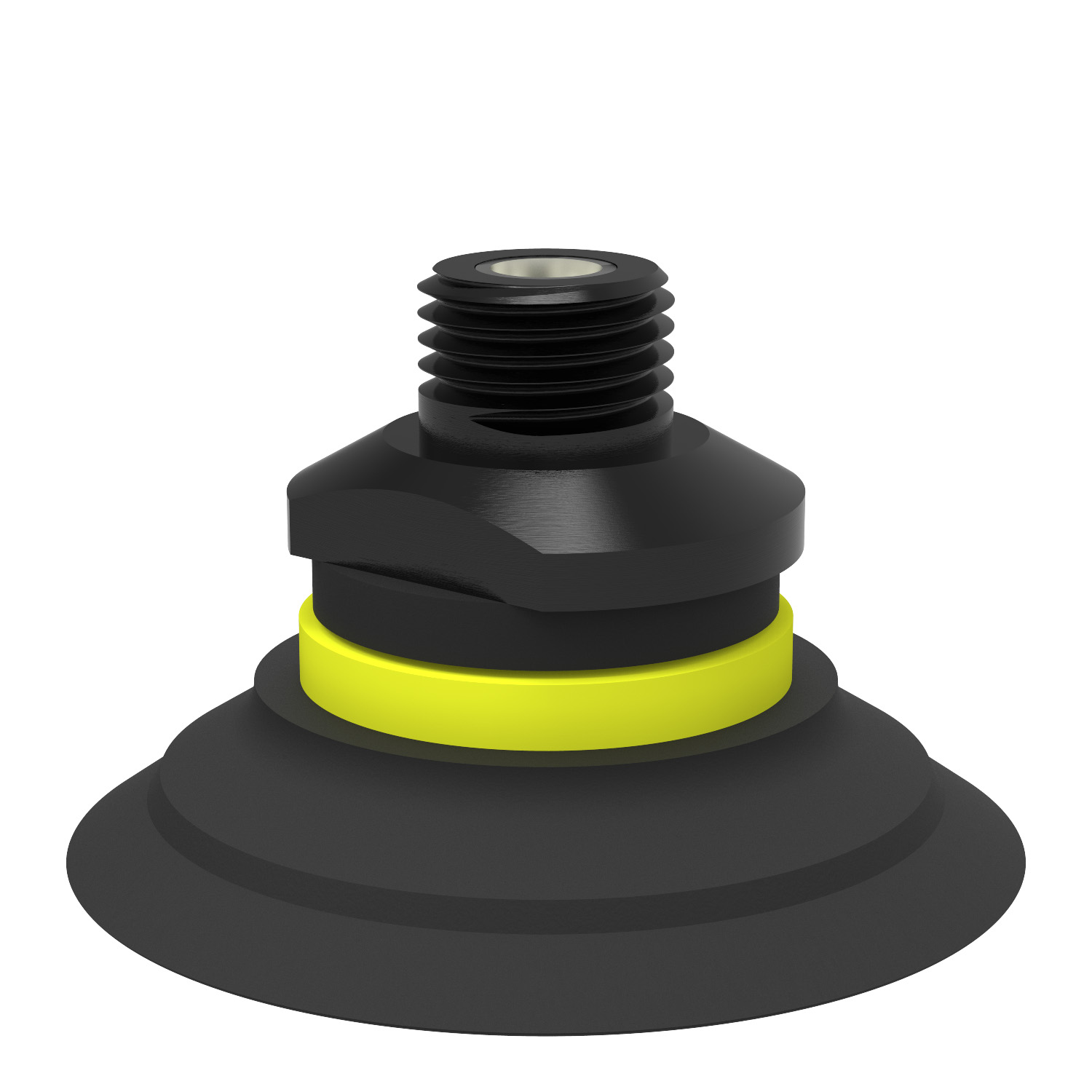 Piab Suction cup F50-2 Nitrile-PVC, 1/4 NPT male, with dual flow control valve