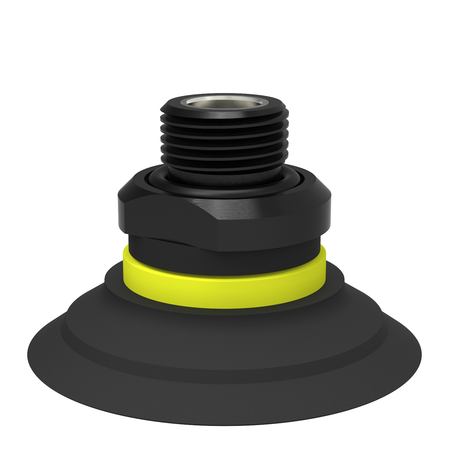 Piab Suction cup F50-2 Nitrile-PVC, G3/8 male, with mesh filter and dual flow control valve