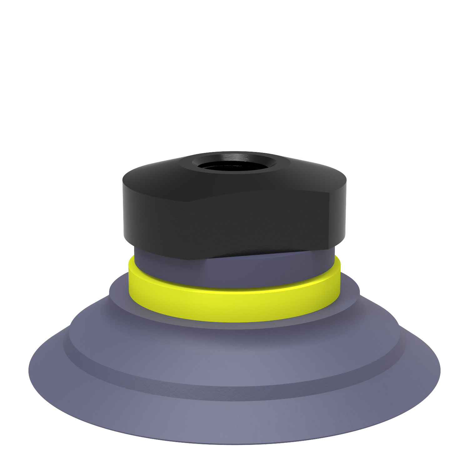 Piab F50-2.37.05DA / 9909463 Suction cup F50-2 HNBR, 1/8" NPSF female, with dual flow control valve