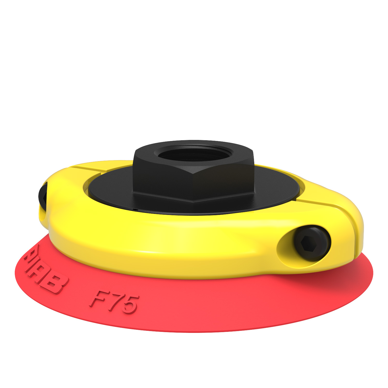Piab Suction cup F75 Silicone, 3/8 NPSF female, with mesh filter