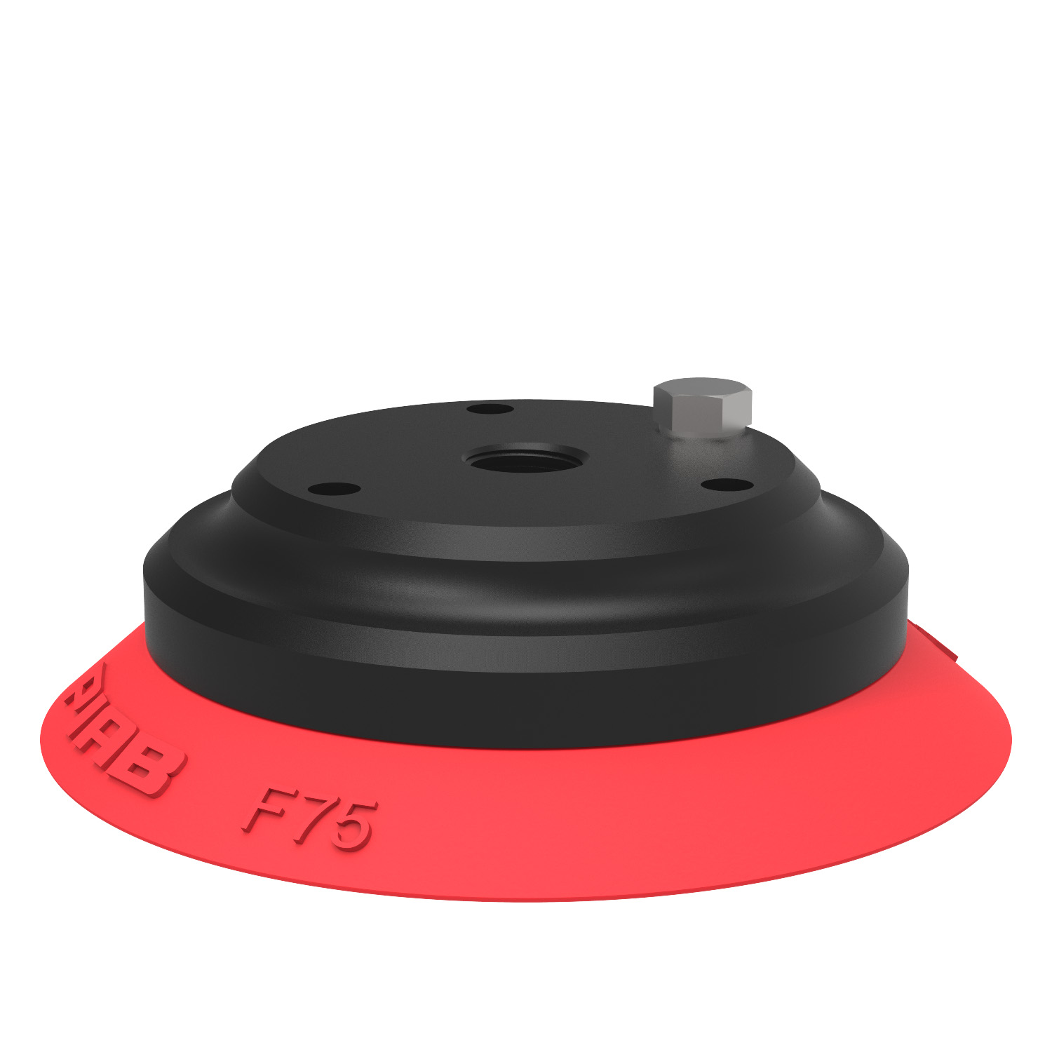 Piab F75.20.07UB / 0128577 Suction cup F75 Silicone, 3/8" NPSF female Al, with mesh filter