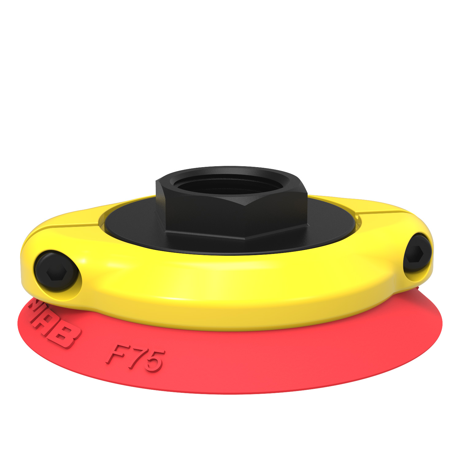 Piab Suction cup F75 Silicone, G1/2 female, with cone valve