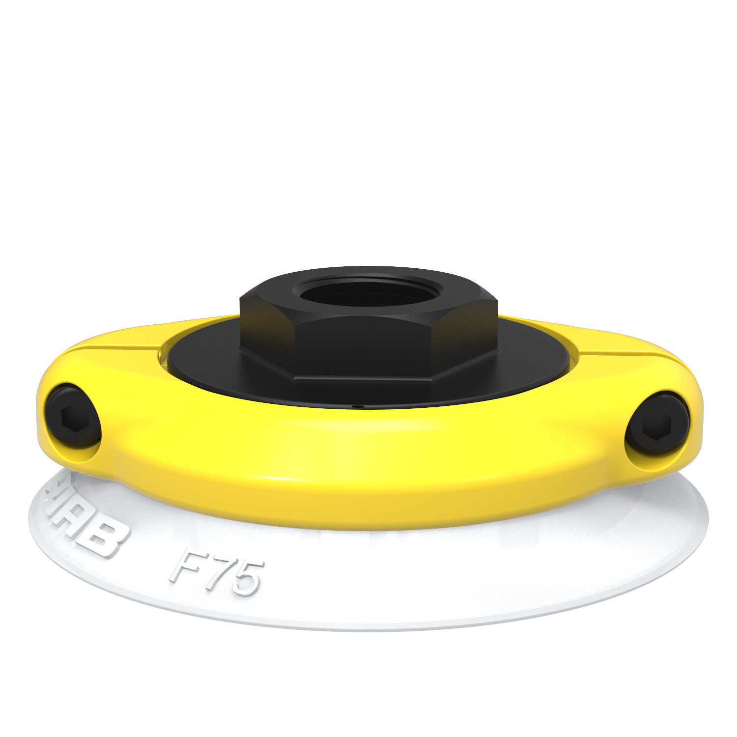 Piab Suction cup F75 Silicone FCM, G3/8 female, with mesh filter
