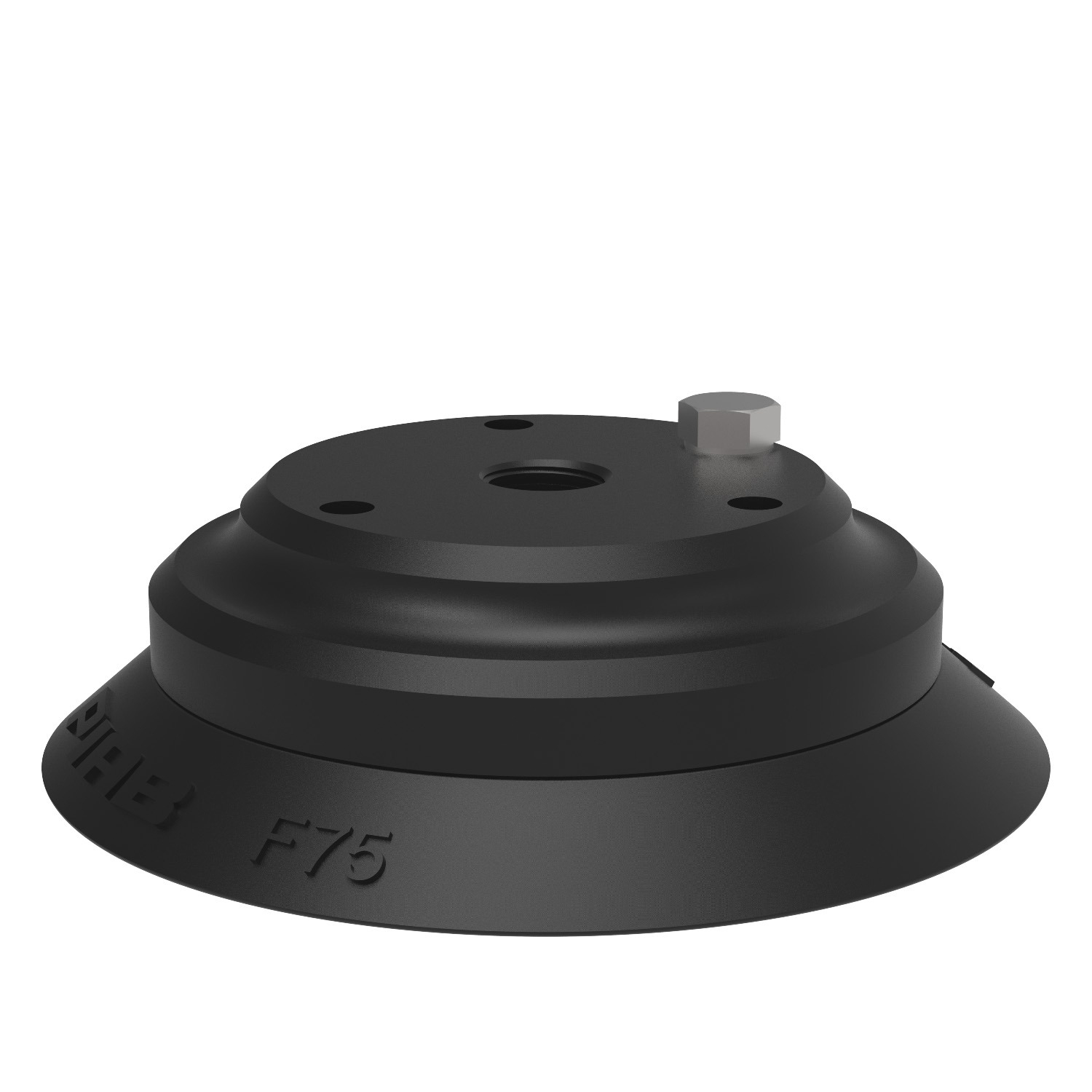 Piab Suction cup F75 Nitrile-PVC, 3/8 NPSF female Al, with mesh filter