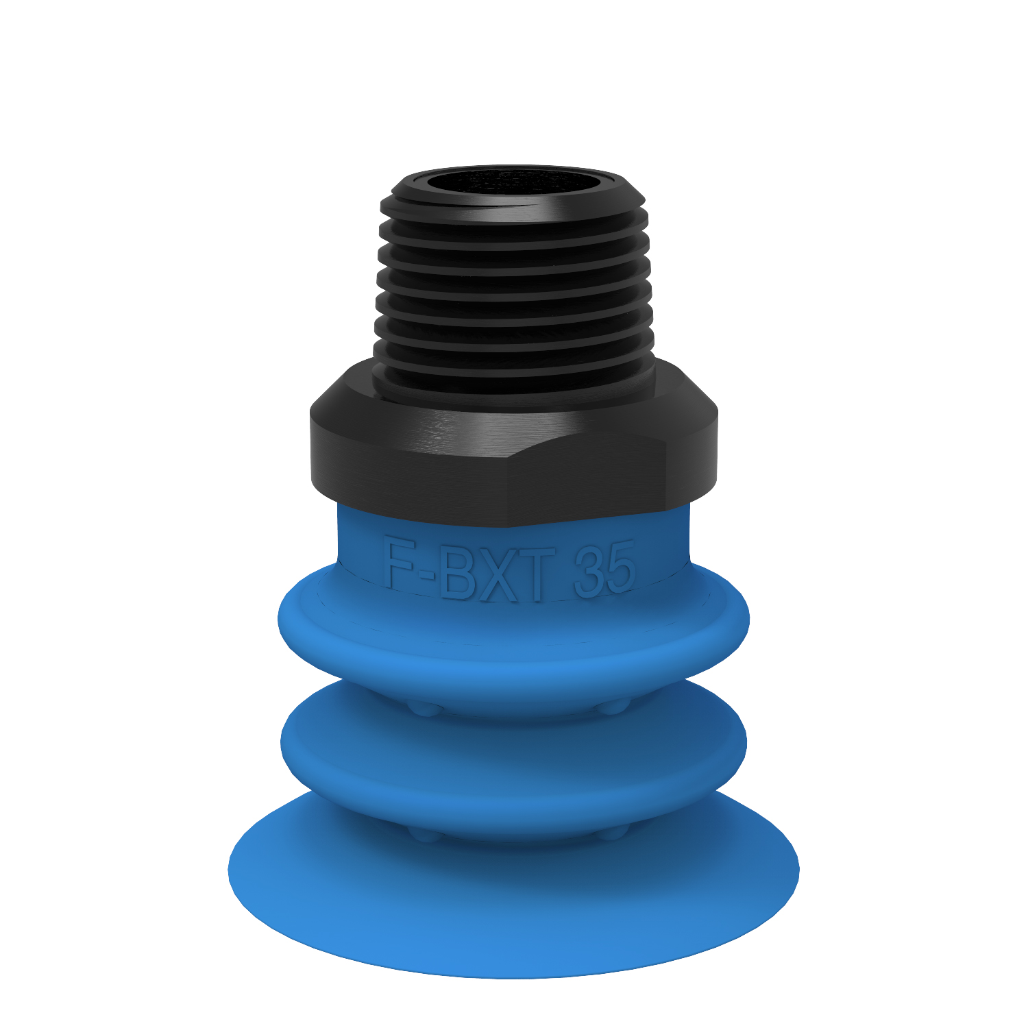 Piab Suction cup F-BXT35 Silicone 3/8 NPT male, with mesh filter