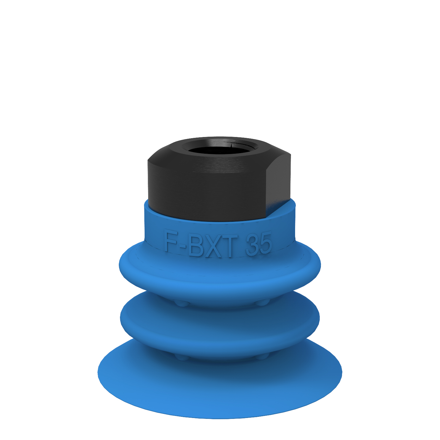 Piab Suction cup F-BXT35 Silicone 1/8 NPSF female, with dual flow control valve