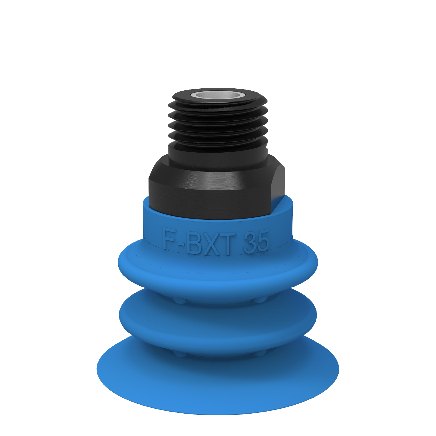 Piab Suction cup F-BXT35 Silicone 1/4 NPT male, with dual flow control valve